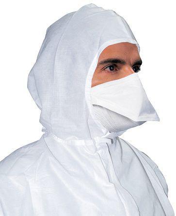829-5271 RS Pro Cleanroom Polypropylene Face Mask, White - Pack of 50