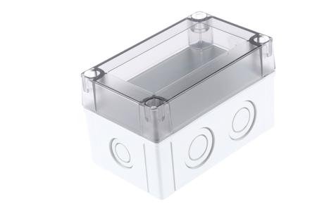 PCM 100/75 T ENCLOSURE Fibox Grey Polycarbonate Enclosure, IP66, IP67, Clear Lid, 130 x 80 x 75mm