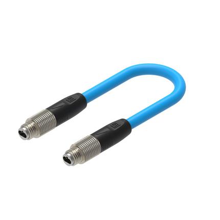 935100328 RSMGVS8MRSMGVS8M998/5 M Lumberg AutomationRSMGVS8MRSMGVS8M998, 5m, Blue M8 to Male M8 Male, Tinned Copper Shielded, Terminated Polyurethane