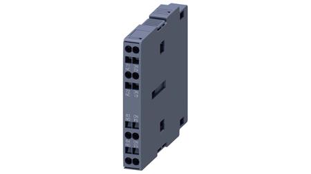 3RH1921-2DE11 Siemens Auxiliary Contact, 2 Contact, 1NC + 1NO, Snap-On, SIRIUS 3RH1921