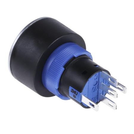175-8288 2 Poles + Momentary + White LED 24V