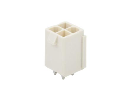 87427-0444 Molex 87427 Series Vertical Through Hole PCB Header, 4 Contact(s), 4.20 mm Pitch, 2 Row, Shrouded