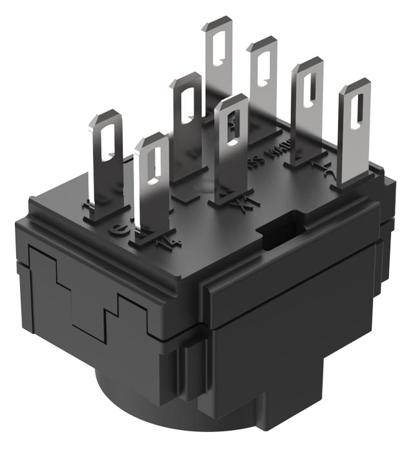 61-9823 EAO Black 61 Enclosure - 2 Hole