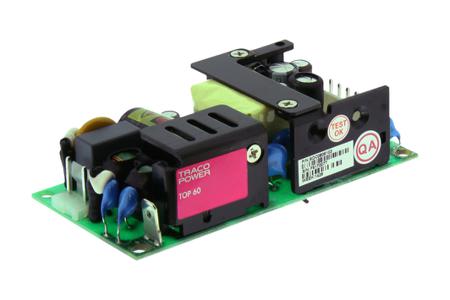 TOP 60318 TRACOPOWER Switching Power Supply, , 5 V dc, 12 V dc, 24 V dc, 1.5 A, 6 A, 500 mA, 55W, Triple Output, 110