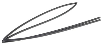 HTAT-4-1-0-STK TE Connectivity Black Heat Shrink Tubing 4:1, 4mm Sleeve Dia. x 1.2m, HTAT Series