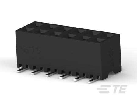 1-2307819-4 TE Connectivity AMPMODU Series Vertical Board PCB Header, 14 Contact(s), 2 mm Pitch, 2 Row, Shrouded