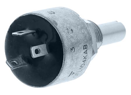 PE30L0FL104KAB Vishay PE30 100kΩ Rotary Potentiometer 1-Gang Panel Mount,