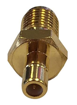 ADP-SMBM-SMAF RF Solutions Straight 50Ω RF Adapter SMB Plug to SMA Socket