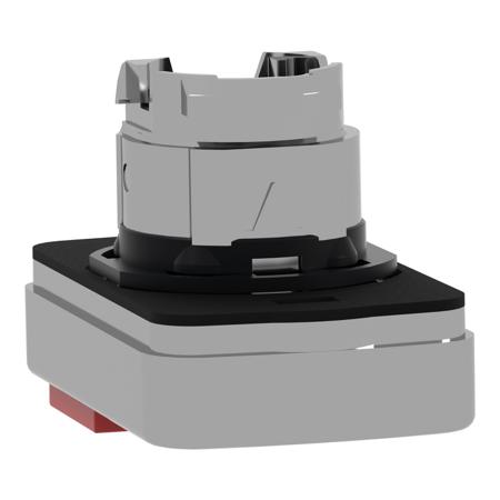 ZB4BL7341 Schneider Electric Harmony XB4 Series, Green, Red Push Button Head, Spring Return, 22.5mm Cutout