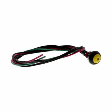 PB6B2FM5M1CAL06Y500 TE Connectivity PB6 Series Illuminated Push Button Switch, (On)-Off, Panel Mount, SPST - NO, Green LED, 50 V dc, 125V