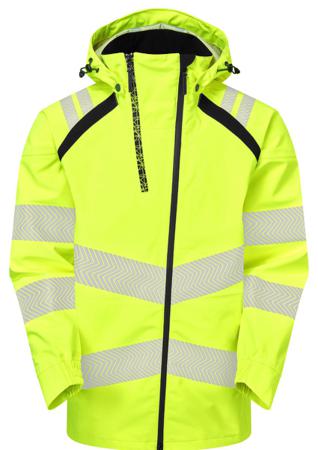 LFE909-6XL PULSAR LFE909 Yellow Men Hi Vis Jacket, 6XL
