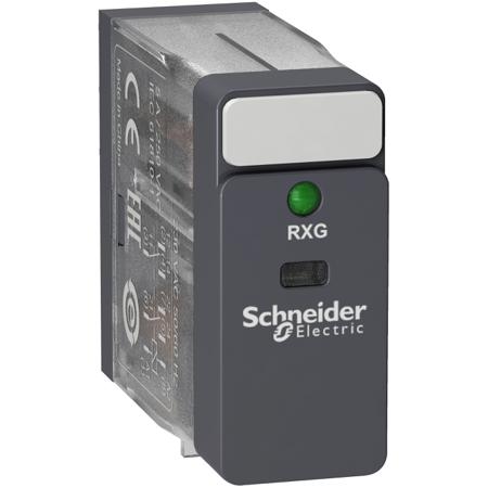 RXG23E7 Schneider Electric Plug In Power Relay, 48V ac Coil, DPST-C/O