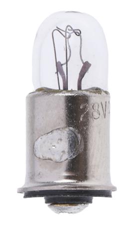 104-676 Midget Flange Indicator Light, Clear, 28 V, 40 mA, 20000h
