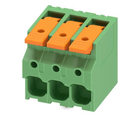 1098168 Phoenix Contact 5-ZB, LPT 6/ 3-7 Series PCB Terminal Block, 3-Contact, 7.5mm Pitch, PCB Mount, 1-Row, PCB Termination