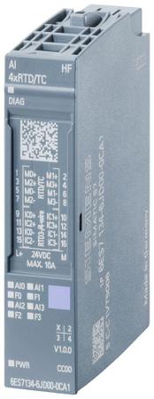 6AG21346JD001CA1 Siemens Analog Input Module for use with ET 200SP, 73 x 15 x 58 mm, Analog, 6AG213, SIPLUS