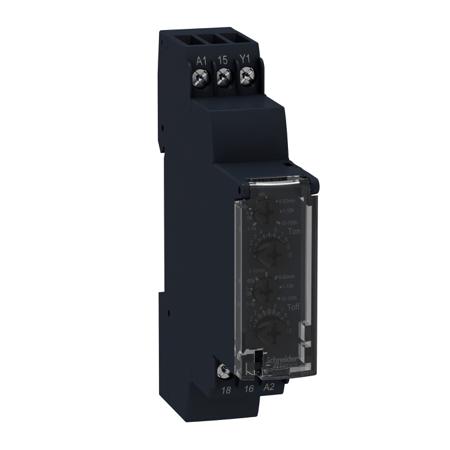 RE17LLBM Schneider Electric Asymmetrical Multi Function Timer Relay, Screw, 0.1 s → 100 h, 24 → 240 V ac