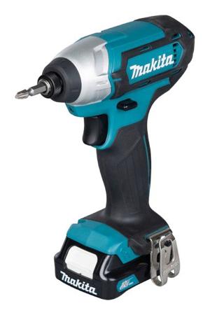 TD110DWAE Makita  - 12V Impact Driver with 2 x 2Ah Batteries Includes Charger Type G - British 3-pin