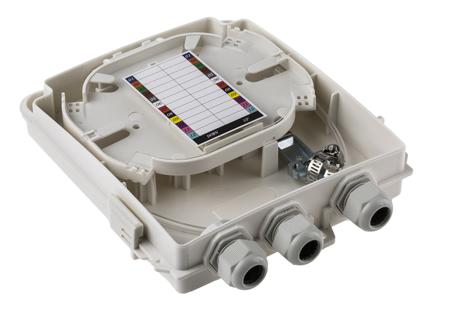 121-4185 RS Pro 8 Port Indoor / Outdoor Distribution Box