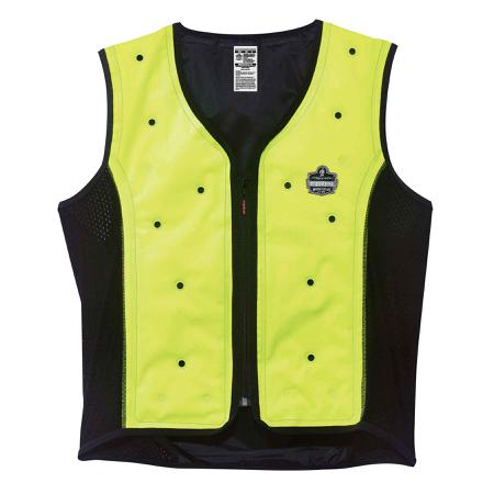 12673 Ergodyne Black, Yellow Lightweight Hi Vis Vest, M