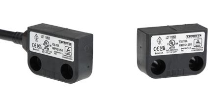 F3S-TGR-NMPR-21-05-R Omron - F3S-TGR-N Non-Contact Door Switch F3S-TGR-NR Magnetic Safety Non Contact Switch, 24 V, 2NC, Plastic, 5 m Cable