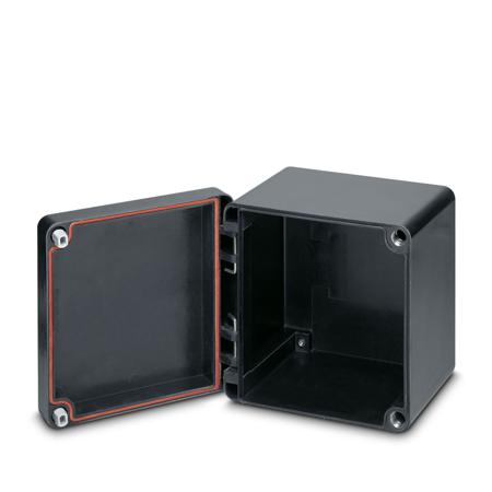 0899331 Phoenix Contact C PX A 200X200X168 Series Black Glass Fibre Reinforced Polyester Junction Box, 200 x 200 x 171mm