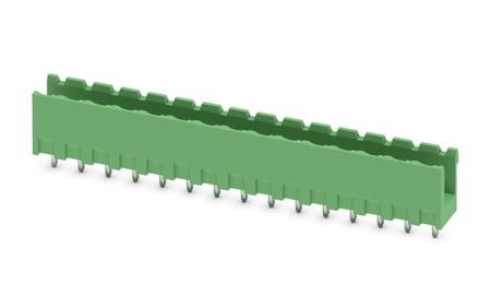 1758144 Phoenix Contact, 5.08mm Pitch, MSTBV 2.5/15-G-5.08, 15 Way, Pluggable Terminal Block, Header, Solder Termination,