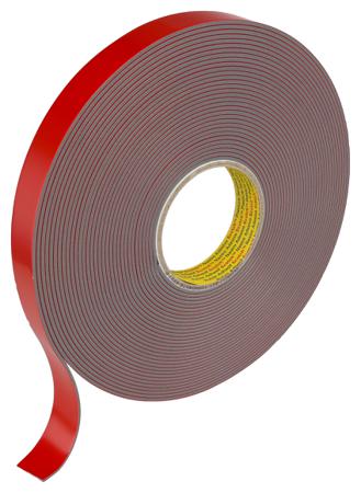 7000072533 3M 4991, 700007 Grey Foam Tape, 25mm x 16.5m, 2.3mm Thick