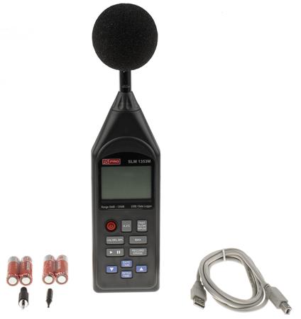 123-2226 RS Pro ISO-TECH SLM1353M Sound Level Meter 8kHz 30 → 130 dB