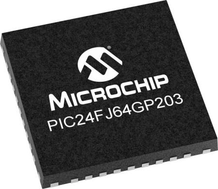 PIC24FJ64GP203-I-M5 Microchip PIC24FJ64GP203-I/M5, 16bit PIC Microcontroller MCU, PIC, 32MHz, 64 kB Flash, 36-Pin UQFN