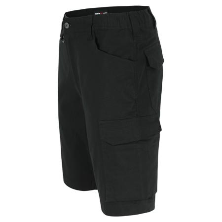 22MBM2101BK-56 Herock BARGO SHORTS Black 2% Elastane, 98% Cotton Work shorts, 46in