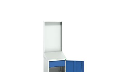16929026.11 Bott 1 Door, 1 Drawer Sheet Steel Cupboard, 525 x 550 x 2000mm