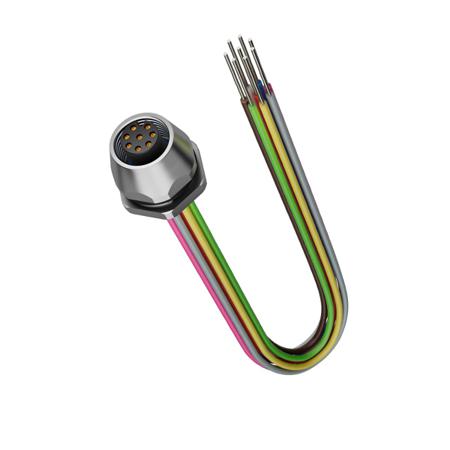 381166922 Lapp Straight Female 8 way M12 to Unterminated Circular Connector