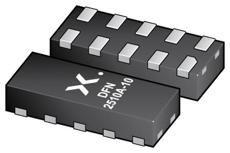 PUSB3FR4Z Nexperia , Hex ESD Protection Diode, 10-Pin DFN2510A