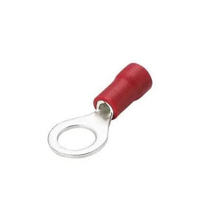 558-907 RS PRO Insulated Ring Terminal, M5 Stud Size, Red