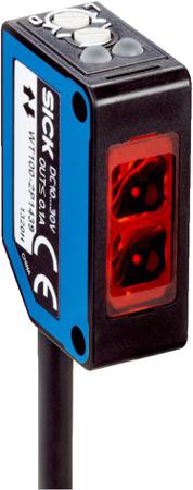 WT100-2N1439 Energetic Photoelectric Sensor, Miniature Sensor, 0 → 1200 mm Detection Range