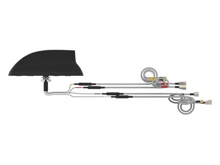 L000423-02 TE Connectivity  Shark Fin Multi-Band Antenna with SMA Connector, 4G, 4G (LTE), 5G (LTE), Bluetooth (BLE),