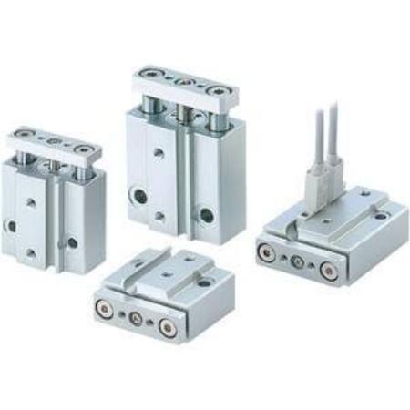 MGJ10-15 SMC Pneumatic Guided Cylinder - MGJ10, 10mm Bore, 15mm Stroke, MGJ Series, Double Acting