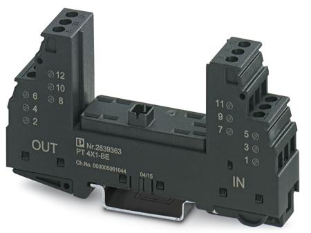 2839363 Phoenix Contact Mounting Base for use with PT Series