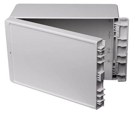 96036365-B-261712-ABS-7035 Bopla Bocube Series Light Grey ABS Enclosure, IP66, IP68, Light Grey Lid, 271 x 170 x 120mm