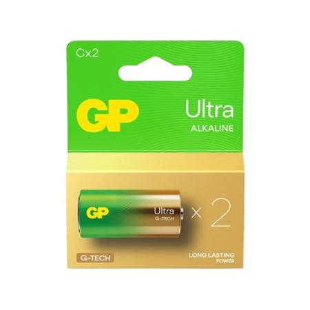 GPPCA14AU067 Gp Batteries GP Batteries Ultra Alkaline 1.5V Alkaline Manganese Dioxide C Batteries