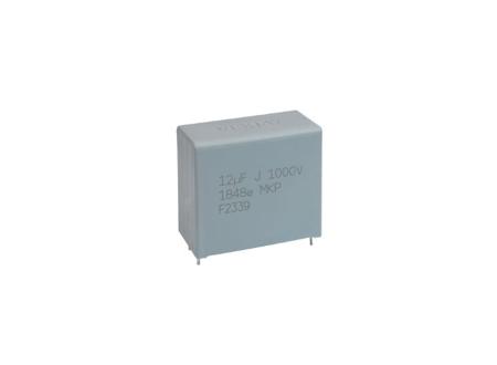 MKP1848e59010JP4 Vishay MKP1848e Polypropylene Film Film Capacitor, 1kV dc, ±5%, 9μF, Through Hole