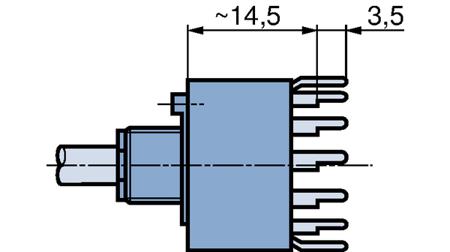 01-1264-20 30° Rotary Switch Wafer 6-Position