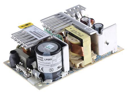 LPS63 Artesyn Switching Power Supply, , 12V dc, 5A, 60W, 1 Output, 120 → 300 V dc, 85 → 264 V ac Input