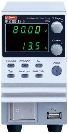 124-0236 Bench Power Supply RS Pro, 1 Output Digital 360W 0 → 80V 0 → 13.5A