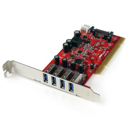 PCIUSB3S4 StarTech.com 4 Port USB A PCI USB 3.0  Card