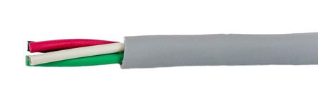 78014 SL001 Alpha Wire Ecogen Ecocable Mini Control Cable, 4 Cores, 0.15 mm² 26 AWG, Unscreened, 305 m, Grey Modified Polyphenylene