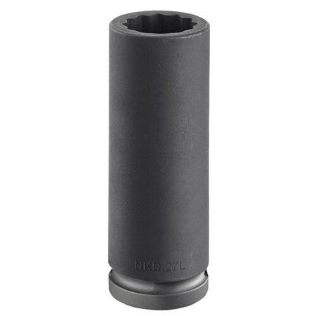 NKD-30L Facom 30mm, 3/4 in Drive Impact Socket Bi-Hexagon, 85 mm length