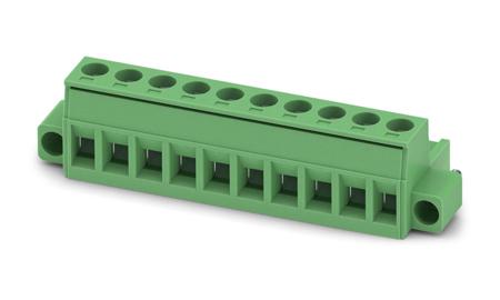 1795637 Phoenix Contact, 5.08mm Pitch, MSTB 2.5/10-STF-5.08 EX, 10 Way, Pluggable Terminal Block, Plug, Screw Termination,