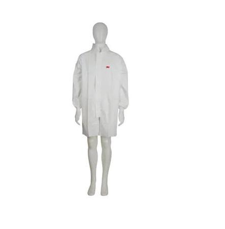 4440ZL 3M Laboratory White PE Lab Coat L
