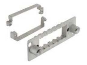 09140241706 HARTING Docking Frame, Han-Modular Series , For Use With Heavy Duty Power Connectors
